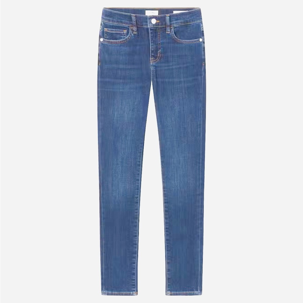 FRAME Le High Skinny jeans in light stone wash size 32